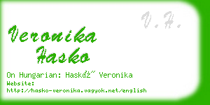 veronika hasko business card